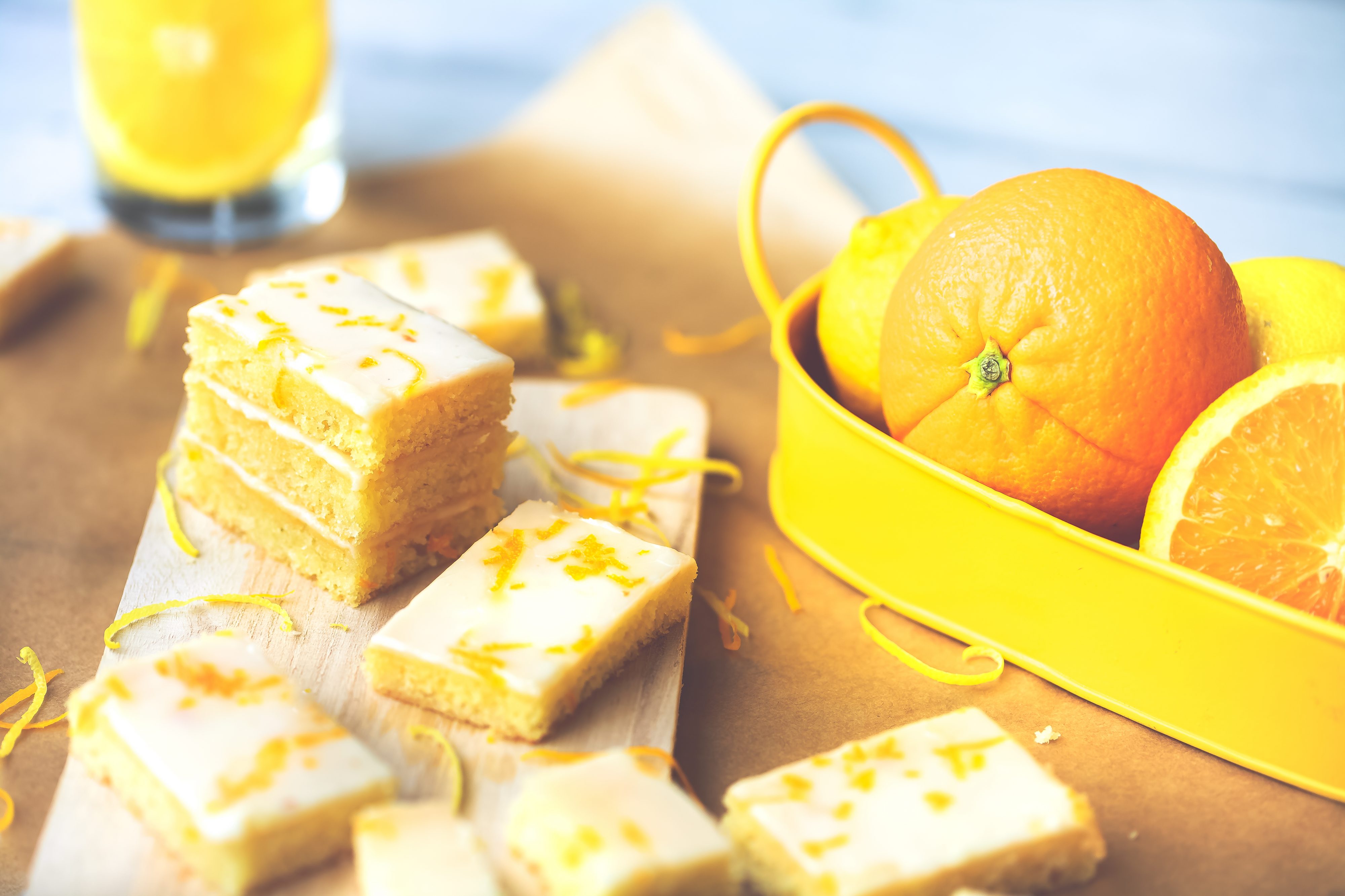 Recette Bouchées fondantes au citron et à l'orange.