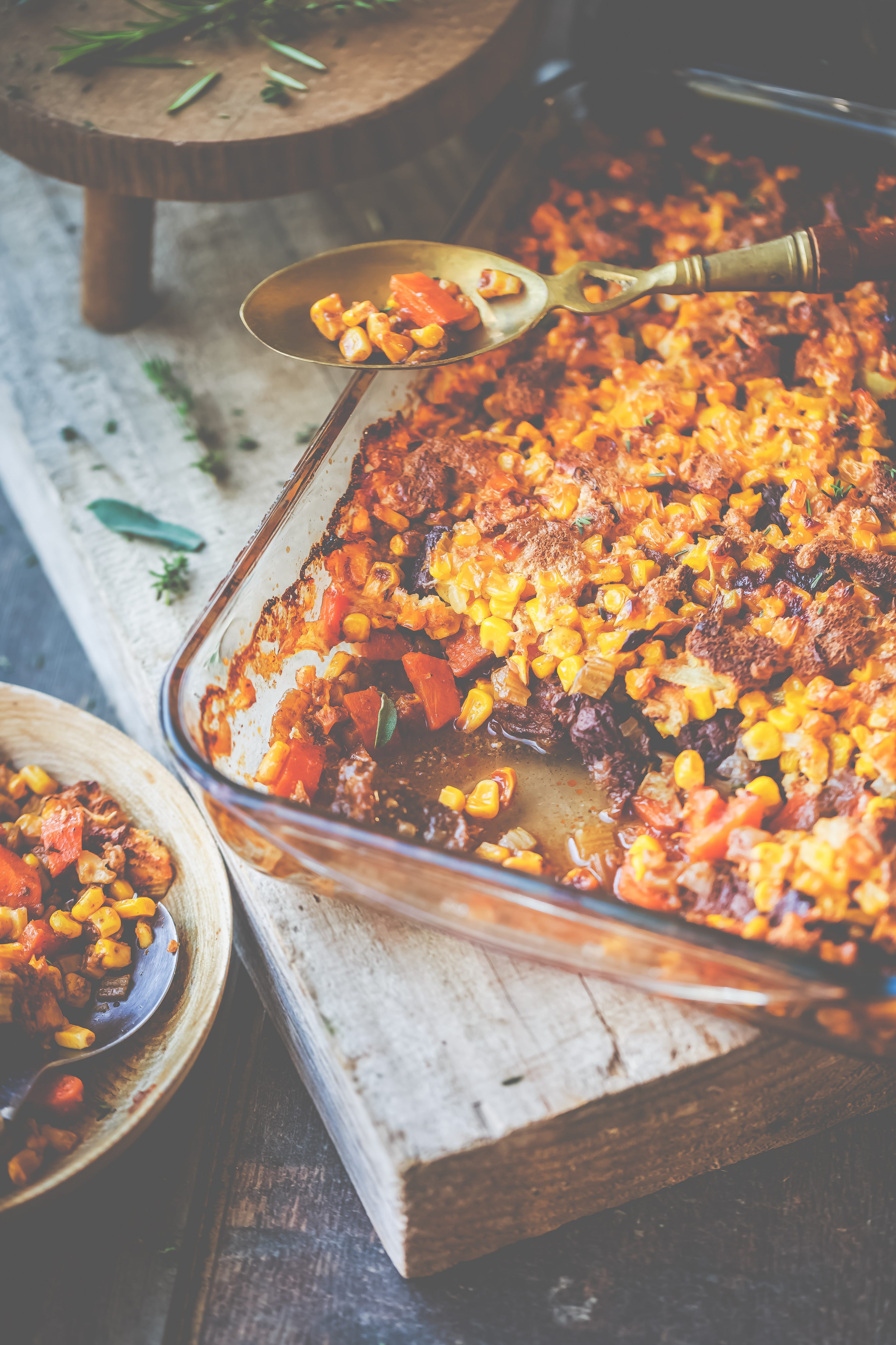 Recette Boeuf carotte et sa croute de mais